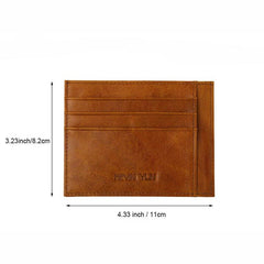 Slim Men Card Holder Leather Men Credit Card Case Wallet