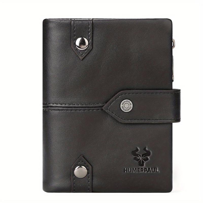 RFID Leather Man Wallet Bifold Zip Coin Purse Clutches