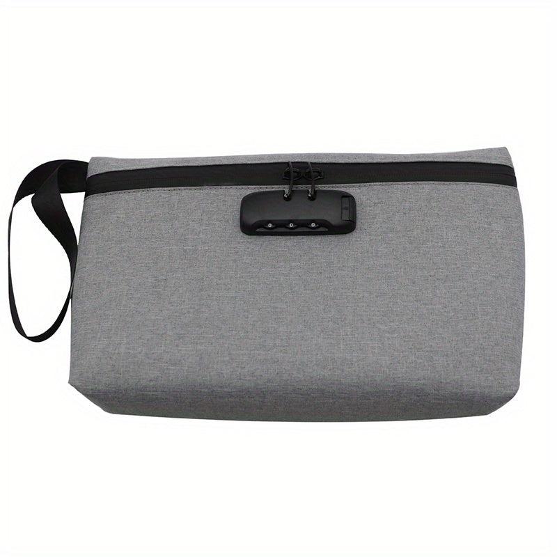 Smell Proof Bag Case Storage Bag with Password Lock for Travel Business Trip