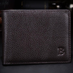 Men's PU Leather Wallet Card Holder