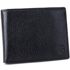 Men's PU Leather Wallet Card Holder