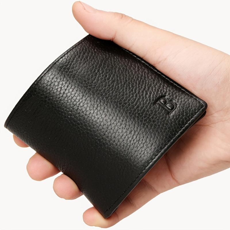 Men's PU Leather Wallet Card Holder