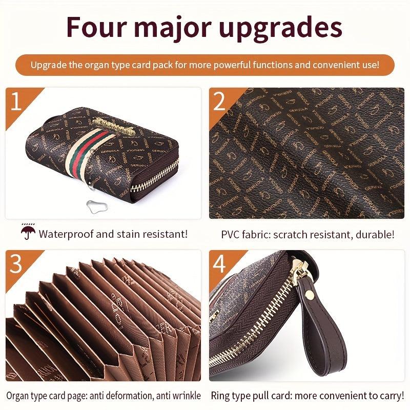 Men Wallet Large Capacity Card Holder With Multiple Card Slots