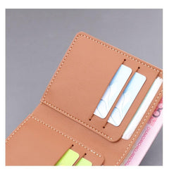 Men's Slim Mini Leather Wallet For Driver's
