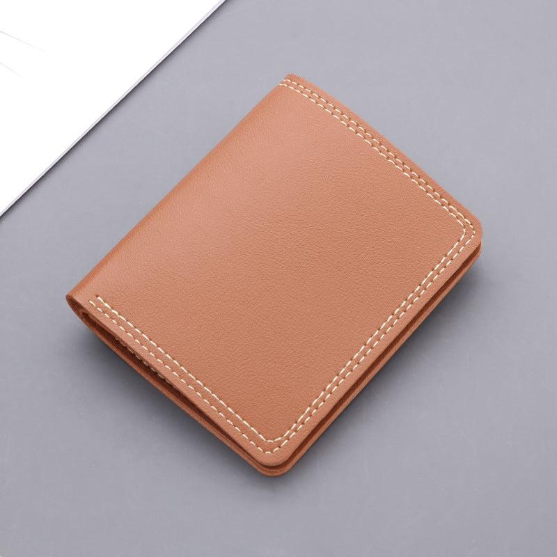 Men's Slim Mini Leather Wallet For Driver's