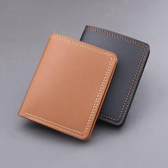 Men's Slim Mini Leather Wallet For Driver's