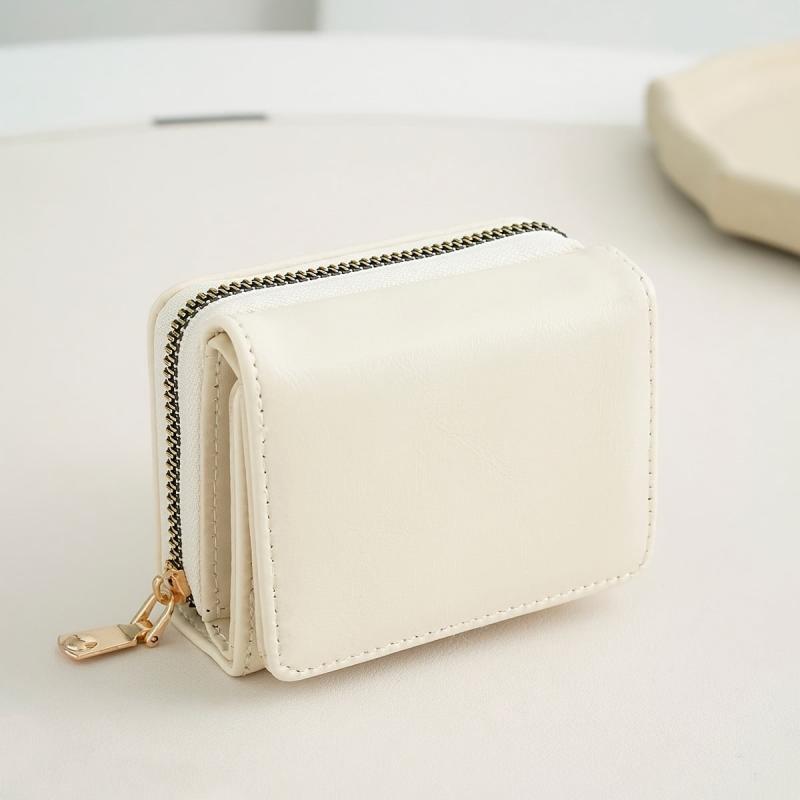 Men's Leather Zipper Handbag Clutch Large Capacity Wallet