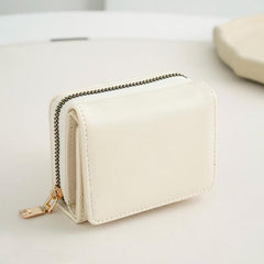Men's Leather Zipper Handbag Clutch Large Capacity Wallet