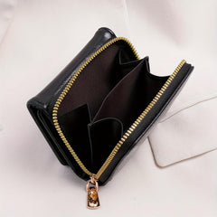 Men's Leather Zipper Handbag Clutch Large Capacity Wallet