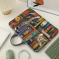 Asleep Kitten Pattern Laptop Bag Soft Protective Cover 38.1cm Soft Case Sleeve