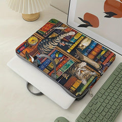 Asleep Kitten Pattern Laptop Bag Soft Protective Cover 38.1cm Soft Case Sleeve