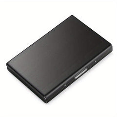 Metal Card Holder Anti Theft Stainless Steel Men Women Card Box