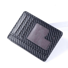 Men's Carbon Fiber Card Bag Business Credit Card Holder