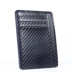 Men's Carbon Fiber Card Bag Business Credit Card Holder