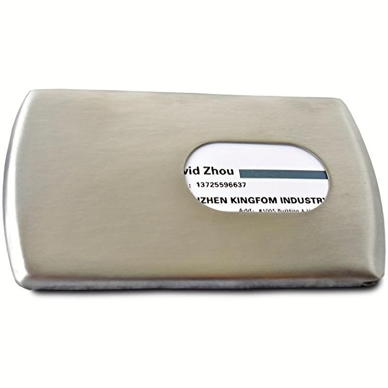 Stainless Steel Card Holder Slim Money Clip