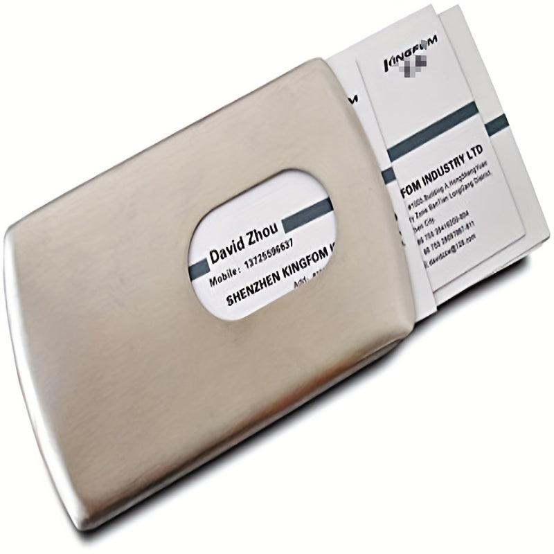 Stainless Steel Card Holder Slim Money Clip