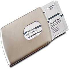 Stainless Steel Card Holder Slim Money Clip