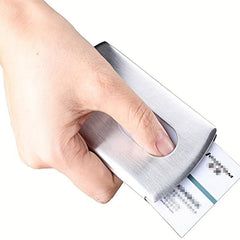 Stainless Steel Card Holder Slim Money Clip
