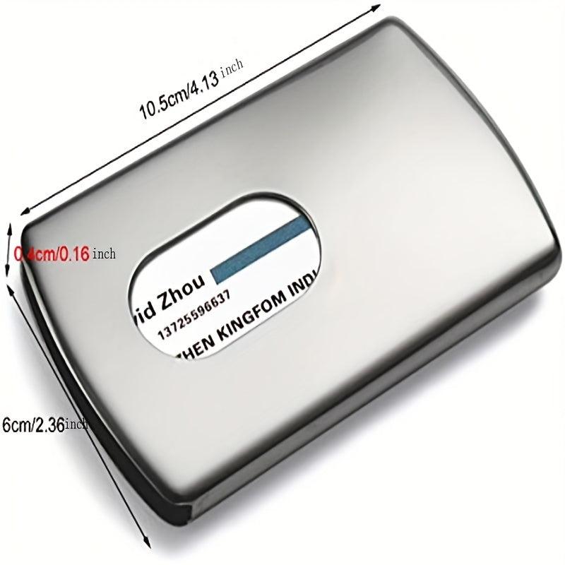 Stainless Steel Card Holder Slim Money Clip