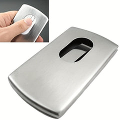 Stainless Steel Card Holder Slim Money Clip