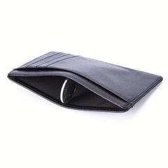 RFID Blocking Card Holder Slim Wallet PU Leather Minimalist Medium Size