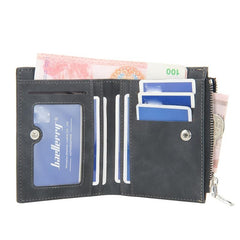 Men's Vintage Bifold Wallet Leather Wallet