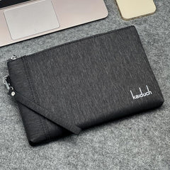 Men's Casual Clutch Bag Large Capacity Zipper Wrist Bag