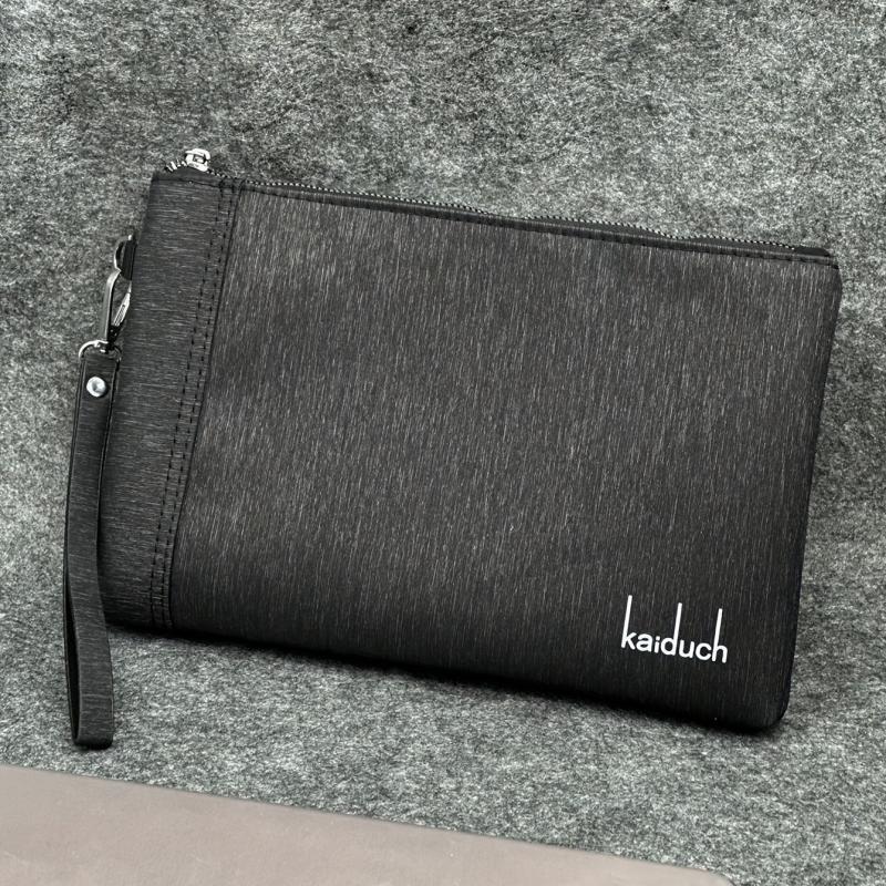 Men's Casual Clutch Bag Large Capacity Zipper Wrist Bag