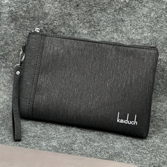 Men's Casual Clutch Bag Large Capacity Zipper Wrist Bag