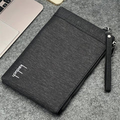 Men's Casual Clutch Bag Large Capacity Zipper Wrist Bag