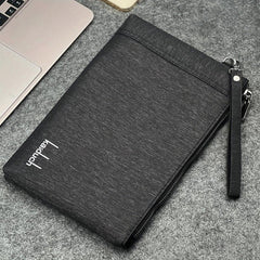 Men's Casual Clutch Bag Large Capacity Zipper Wrist Bag