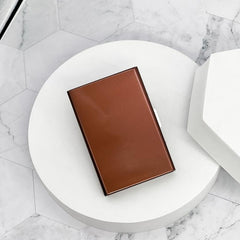Multifunctional Hard Shell Card Box Bank Credit Anti theft Card Holder