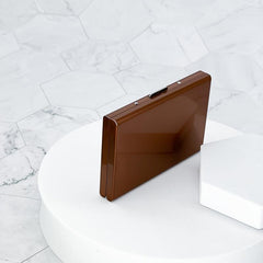 Multifunctional Hard Shell Card Box Bank Credit Anti theft Card Holder