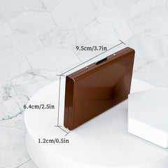 Multifunctional Hard Shell Card Box Bank Credit Anti theft Card Holder