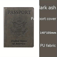 Passport Protective Cover PU Leather Holder