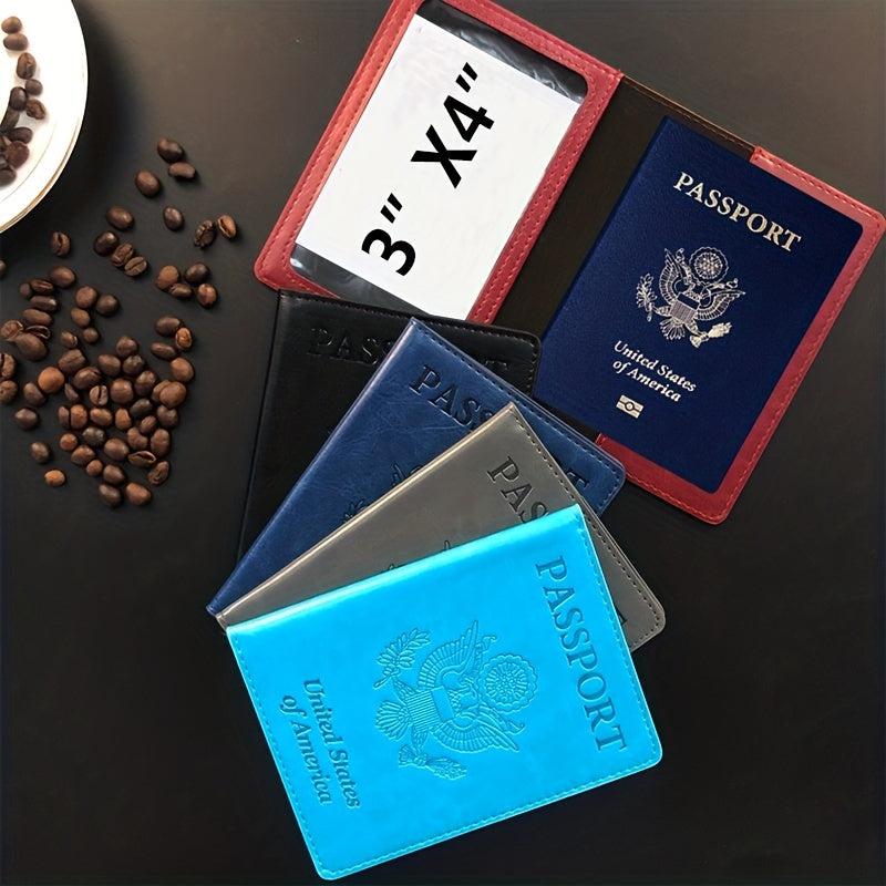 Passport Protective Cover PU Leather Holder