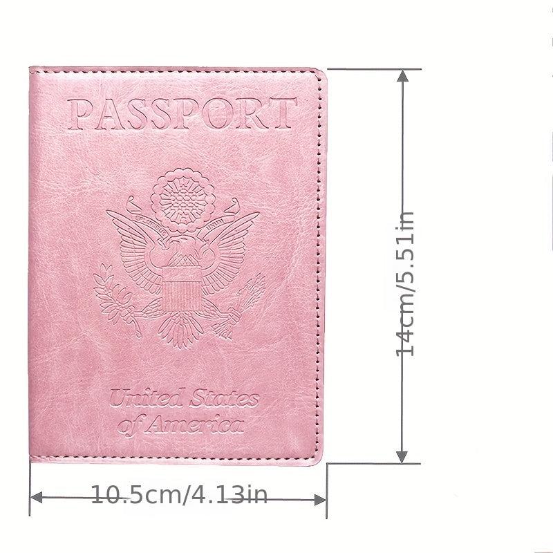 Passport Protective Cover PU Leather Holder