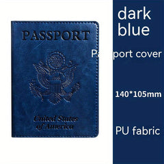 Passport Protective Cover PU Leather Holder