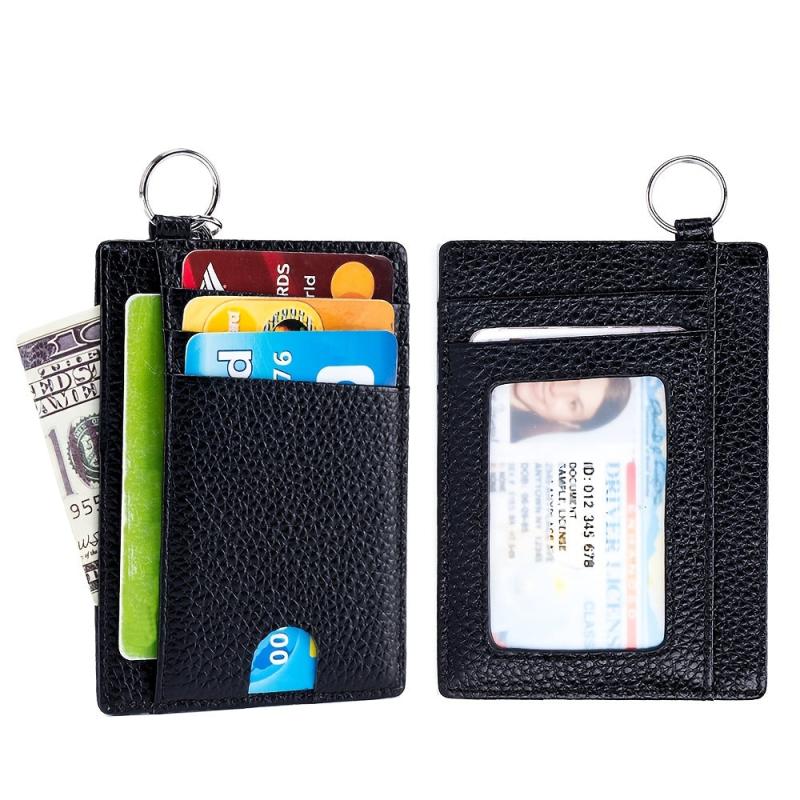 Unisex RFID Card Holder Key Chain