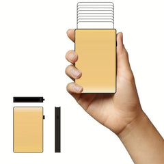 RFID Blocking Pop Up Card Wallet in Colors