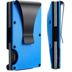 Men's Card Holder AirTag Holder RFID Blocking Slim Credit Card Holder