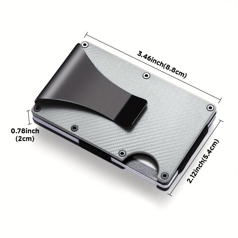 Men's Card Holder AirTag Holder RFID Blocking Slim Credit Card Holder