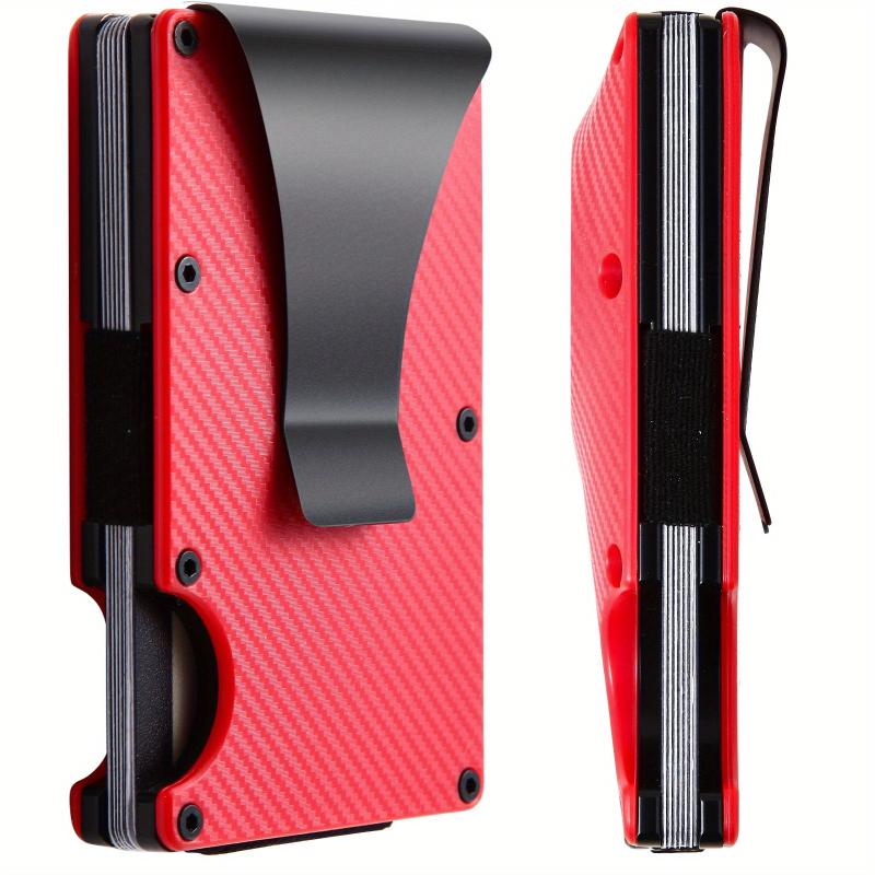 Men's Card Holder AirTag Holder RFID Blocking Slim Credit Card Holder