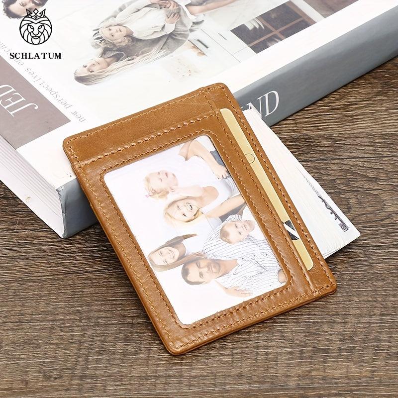 RFID Blocking Card Holder With AirTag Men's Wallet Slim & Stylish