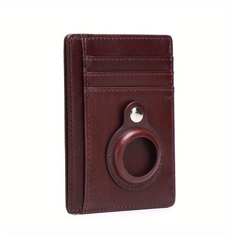 RFID Blocking Card Holder With AirTag Men's Wallet Slim & Stylish