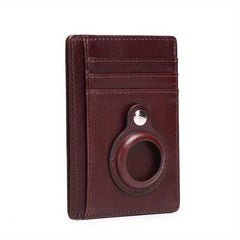 RFID Blocking Card Holder With AirTag Men's Wallet Slim & Stylish