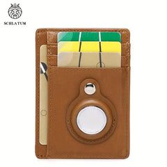 RFID Blocking Card Holder With AirTag Men's Wallet Slim & Stylish