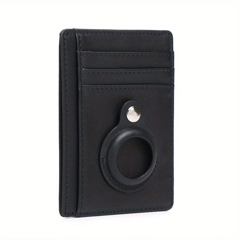 RFID Blocking Card Holder With AirTag Men's Wallet Slim & Stylish