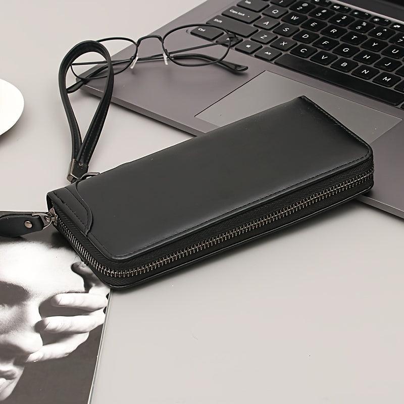 Men's Business Casual Card Slot Clutch Bag with Large Space