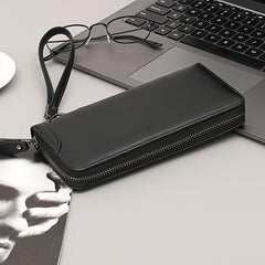 Men's Business Casual Card Slot Clutch Bag with Large Space